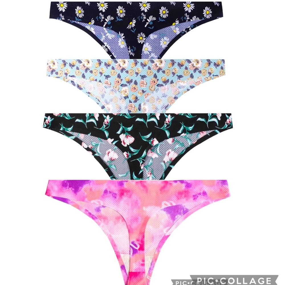 💝Seamless No Show Thongs for Women - Pack of 4